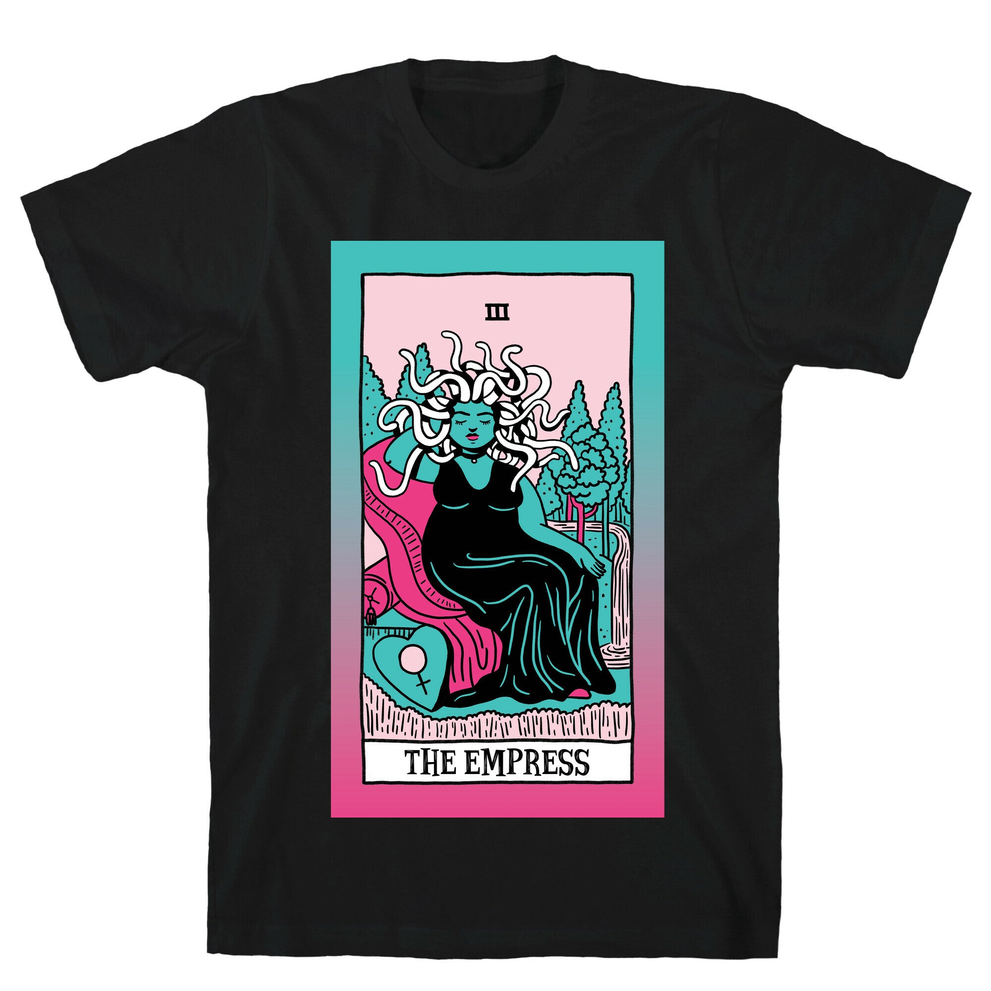 Creepy Cute Tarots: The Empress Medusa T-Shirt
